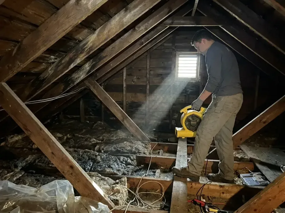 attic-water-damage-drying-proc-007 — frequently asked questions, Emergency Water Extraction & 24/7 Flood Response in Monrovi…